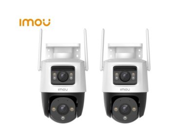 KIT DE 2 CÁMARA SEGURIDAD IMOU WI-FI CRUISER DUAL 5MP + 5MP 360° NOCHE COLOR