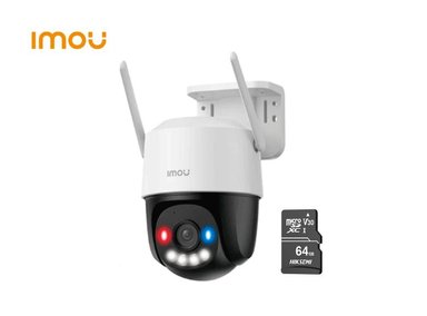 CÁMARA DE SEGURIDAD IMOU WI-FI CRUISER SC 5MP 3K + MICRO SD 64GB FULL COLOR IP66 EXTERIOR