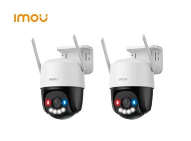 KIT DE 2 CÁMARA DE SEGURIDAD  IMOU WI-FI CRUSIER SC 3K 5MP FULL COLOR IP66 EXTERIOR