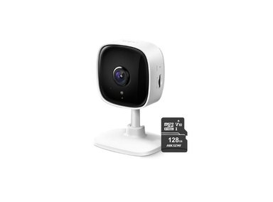 CÁMARA DE SEGURIDAD INTERIOR TAPO C100 FULL HD + MICRO SD 128GB