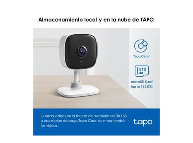 KIT DE 2 CÁMARA DE SEGURIDAD INTERIOR TAPO C100 FULL HD - 4