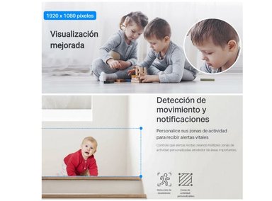 KIT DE 2 CÁMARAS DE SEGURIDAD TAPO C200 FULL HD PARA INTERIORES - 3
