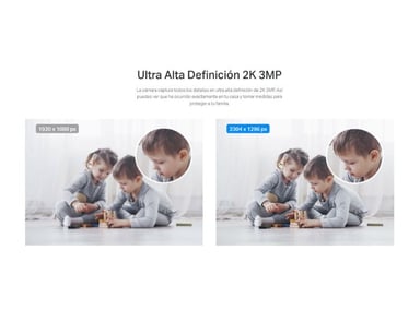 KIT DE 2 CÁMARAS DE SEGURIDAD INTERIOR TAPO C210 2K 3MP + MICRO SD 128GB PARA INTERIOR HOGAR/OFICINA - 3