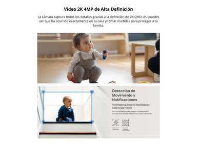KIT DE 2 CÁMARA SEGURIDAD TP-LINK TAPO C222 2K QHD + MICRO SD 64GB PARA INTERIORES CON AUDIO BIDIRECCIONAL - 3