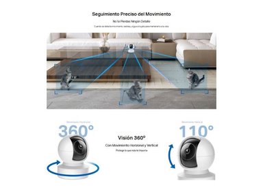 KIT DE 2 CÁMARA SEGURIDAD TP-LINK TAPO C222 2K QHD + MICRO SD 64GB PARA INTERIORES CON AUDIO BIDIRECCIONAL - 4