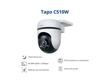 KIT DE 2 CÁMARA SEGURIDAD TP-LINK TAPO C510W 2K + MICRO SD 64GB CON AUDIO BIDIRECCIONAL - 2