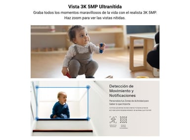 KIT DE 2 CÁMARA DE SEGURIDAD TAPO C230 3K 5MP + MICRO SD 128GB PARA INTERIORES - 3