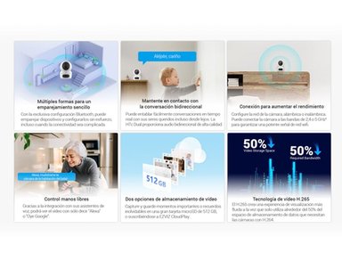 KIT DE 2 CÁMARA DE SEGURIDAD WIFI H7C DUAL 2K+ PARA INTERIORES EZVIZ - 5