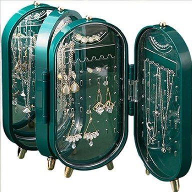 JOYERO ORGANIZADOR ACRILICO PLEGABLE PARA JOYAS