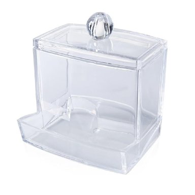 SOPORTE DE ACRÍLICO TRANSPARENTE PARA HACER HISOPOS