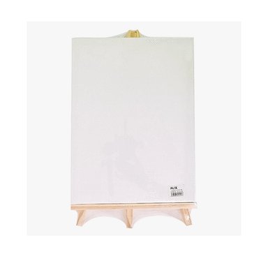 LIENZO CON CABALLETE MADERA 30 X 30 CM