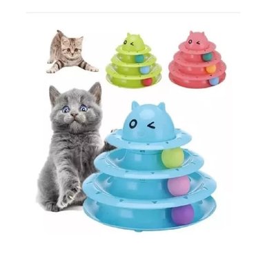 JUGUETE GATO INTERACTIVO PELOTAS