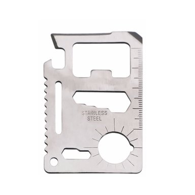 HERRAMIENTA MULTIUSOS DE SUPERVIVENCIA ESTILO TARJETA