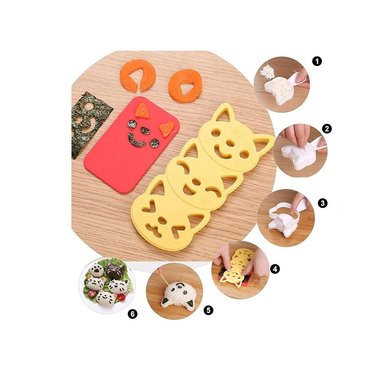 MOLDE DE ARROZ DE ANIMALITOS DISEÑOS SURTIDOS