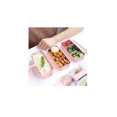 LONCHERA DE 3 DIVISIONES APILABLE