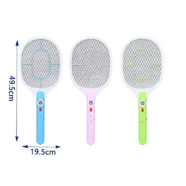 RAQUETA ELÉCTRICA MATAMOSQUITOS CON LINTERNA