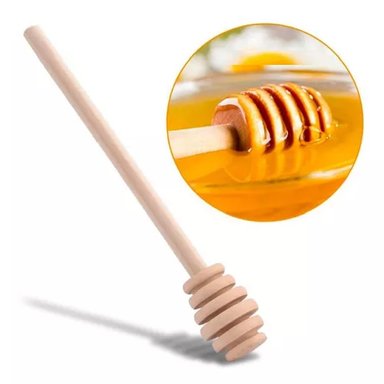 SET DE 3 CUCHARAS DE MADERA PARA MIEL