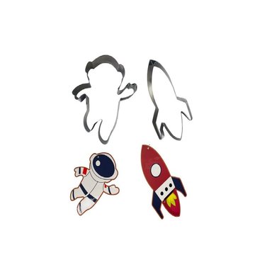 SET DE MOLDES DE GALLETA ASTRONAUTA