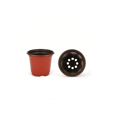SET DE 3 MACETAS DE PLASTICO DE 16.8 CM DE ANCHO