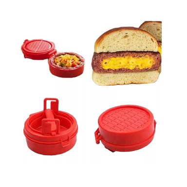 MOLDE PARA HAMBURGUESA RELLENA