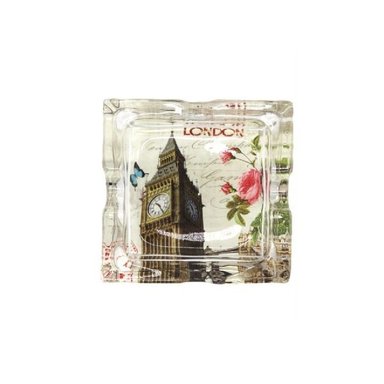 SET DE 3 CENICEROS CUADRADOS MODELO VARIADO