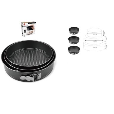 PACK 3 MOLDES KEKE 23.2/26.1/27.2 CM