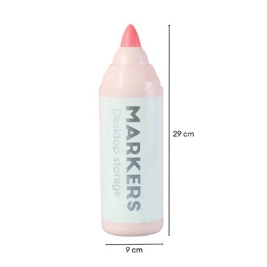PORTA LAPICEROS MULTICOLOR FORMA PLUMON NIÑA - 2
