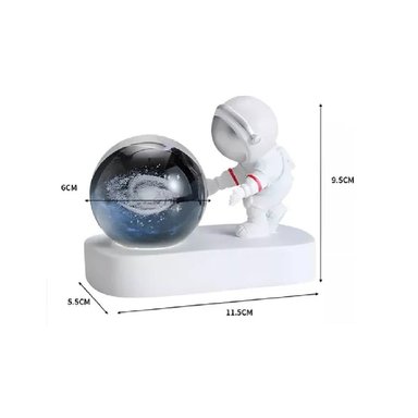 LAMPARA BLANCO ASTRONAUTA ESFERA - 3