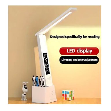 LAMPARA BLANCO LED ESCRITORIO PLEGABLE