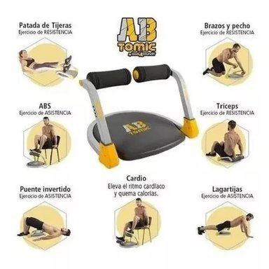 MÁQUINA AB TOMIC T ABDOMINALES BRAZOS PIERNAS - 2
