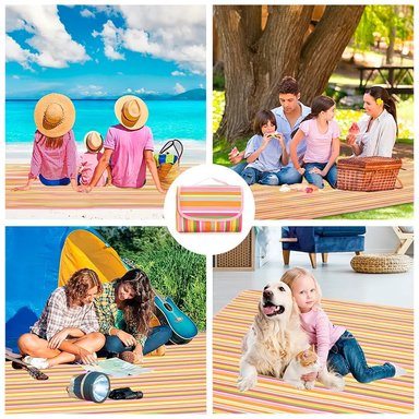 MANTA PARA PICNIC – COLORES VARIADOS - 2