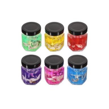 VELA DECORATIVA DE GELATINA MARINA 12 UNIDADES