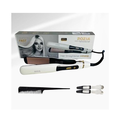 PLANCHA LACEADORA ROZIA PROFESIONAL CERAMICA PARA EL CABELLO HR827