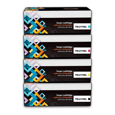 JUEGO DE TONER BROTHER TN 219XL CYMK HL- L3240CDW COMPATIBLE