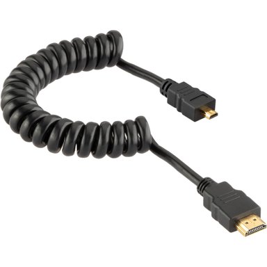 CABLE ELVID 4K COILED HIGH-SPEED MICRO-HDMI TO HDMI 3' - 1