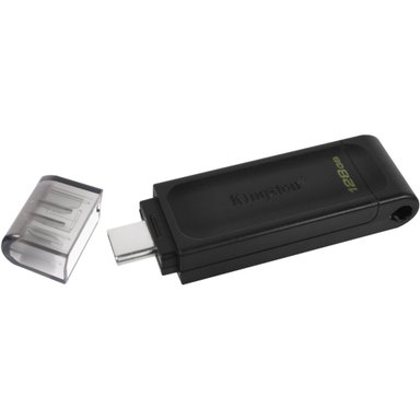 USB KINGSTON 128GB DATATRAVELER 70 3.2 GEN 1 TYPE-C FLASH DRIVE - 1