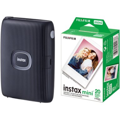 IMPRESORA FOTOGRÁFICA FUJIFILM INSTAX MINI LINK 2 SMARTPHONE PRINTER SPACE BLUE WITH INSTAX MINI INSTANT FILM 20 EXPOSURES - 1