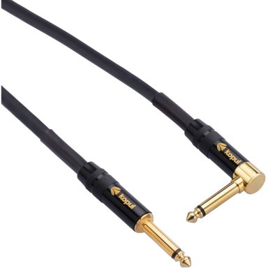 ACCESORIO INSTRUMENTOS MUSICALES KOPUL STUDIO ELITE 4000 SERIES 1/4' MALE RIGHT-ANGLE TO 1/4' MALE STUDIO INSTRUMENT CABLE (15')