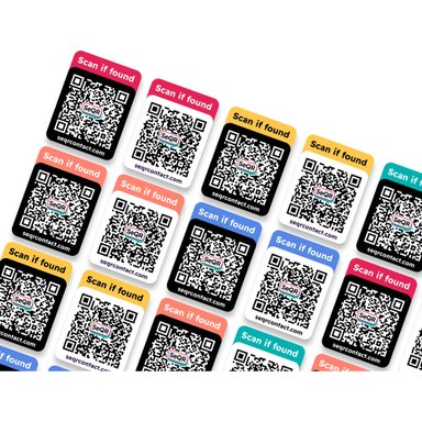 ACCESORIO INSTRUMENTOS MUSICALES SEQR CONTACT LOST ITEM LABELS 45-PACK