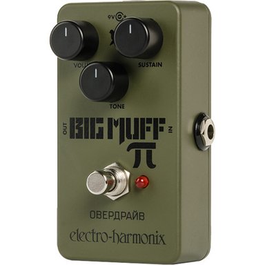 ACCESORIO INSTRUMENTOS MUSICALES ELECTRO-HARMONIX GREEN RUSSIAN BIG MUFF DISTORTION/SUSTAIN PEDAL
