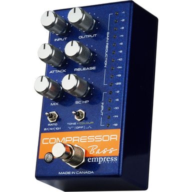 ACCESORIO INSTRUMENTOS MUSICALES EMPRESS EFFECTS BASS COMPRESSOR DYNAMICS FX PEDAL (BLUE)