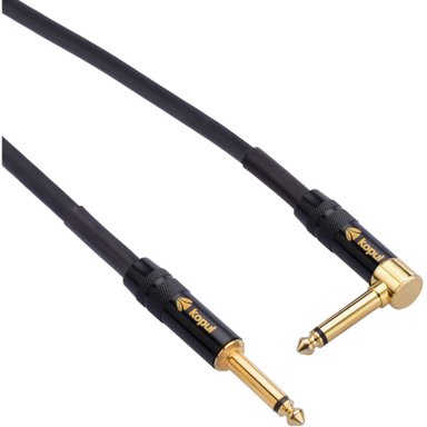 ACCESORIO INSTRUMENTOS MUSICALES KOPUL STUDIO ELITE 4000 SERIES 1/4' MALE RIGHT-ANGLE TO 1/4' MALE STUDIO INSTRUMENT CABLE (10')