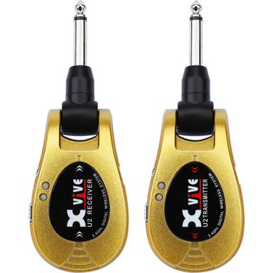 ACCESORIO INSTRUMENTOS MUSICALES XVIVE AUDIO U2 DIGITAL WIRELESS SYSTEM FOR ELECTRIC GUITARS (GOLD, 2.4 GHZ)