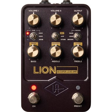 ACCESORIO INSTRUMENTOS MUSICALES UNIVERSAL AUDIO LION '68 SUPER LEAD AMP GUITAR PEDAL