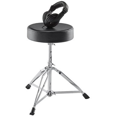 ACCESORIO INSTRUMENTOS MUSICALES ALESIS DRUM ESSENTIALS BUNDLE WITH DRUM THRONE AND HEADPHONES