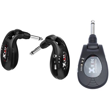 ACCESORIO INSTRUMENTOS MUSICALES XVIVE AUDIO U2 DIGITAL WIRELESS SYSTEM KIT FOR TWO ELECTRIC GUITARS (BLACK, 2.4 GHZ)