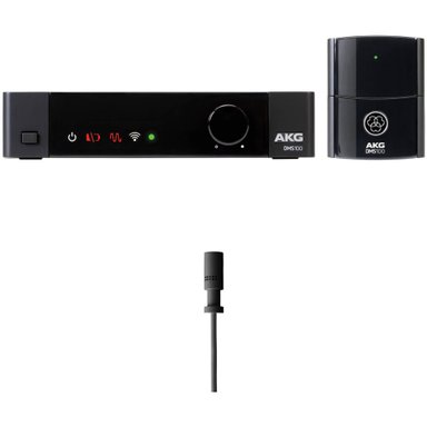 ACCESORIO INSTRUMENTOS MUSICALES AKG DMS100 DIGITAL WIRELESS INSTRUMENT SYSTEM WITH CARDIOID LAVALIER MICROPHONE KIT