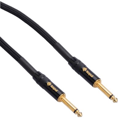 KOPUL STUDIO ELITE 4000B SERIES 1/4' MALE TO 1/4' MALE INSTRUMENT CABLE WITH BRAIDED MESH JACKET (25')