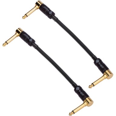 ACCESORIO INSTRUMENTOS MUSICALES KOPUL PREMIUM PERFORMANCE 3000 SERIES 1/4' MALE RA TO 1/4' MALE RA PATCH CABLE (PAIR, 6')
