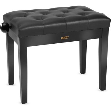 ACCESORIO INSTRUMENTOS MUSICALES AURAY PBS-AH WOODEN PIANO BENCH WITH ADJUSTABLE HEIGHT